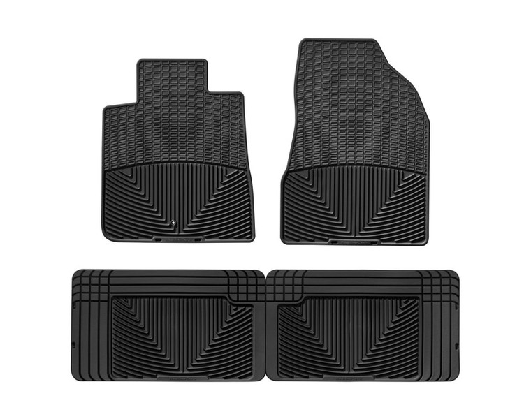 WeatherTech 07-09 Saturn Outlook Front and Rear Rubber Mats - Black