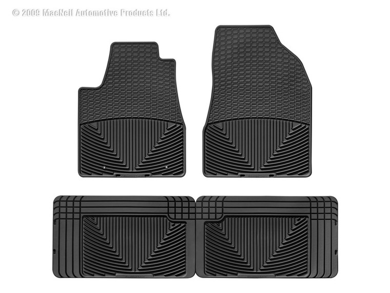 WeatherTech 05-07 Buick Terraza Front and Rear Rubber Mats - Black