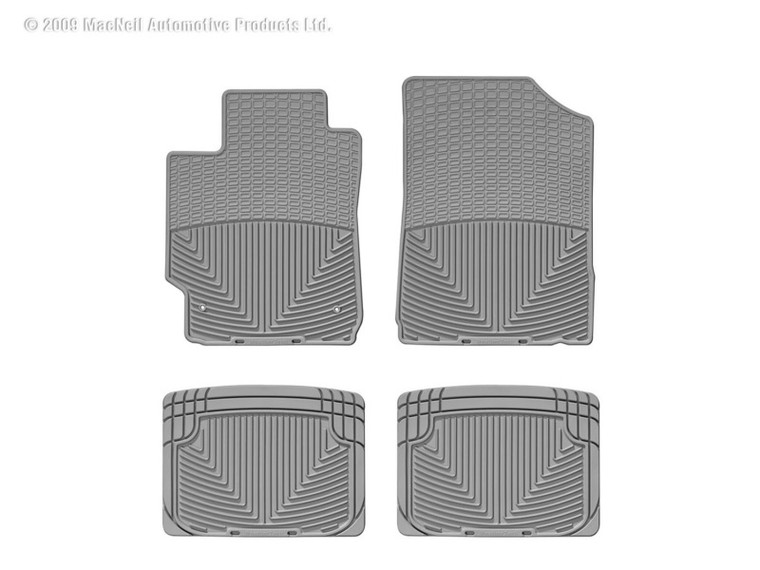 WeatherTech 03-08 Mazda Mazda 6 Front and Rear Rubber Mats - Grey