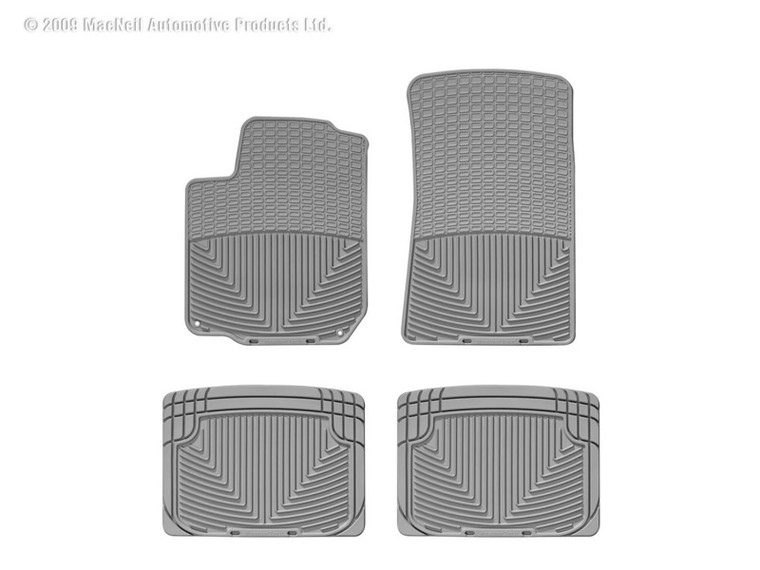 WeatherTech 93-05 Volkswagen Golf Front and Rear Rubber Mats - Grey