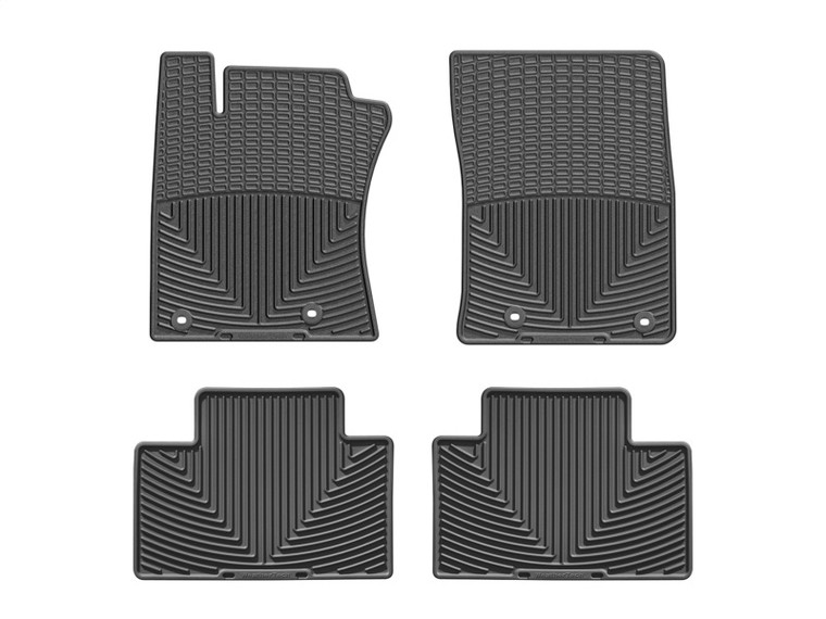 WeatherTech 13+ Toyota 4Runner Front and Rear Rubber Mats - Black W307-W136