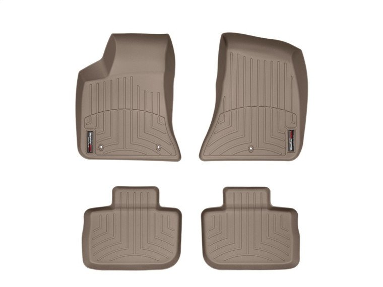 WeatherTech 11+ Dodge Charger Front and Rear Floorliners - Tan