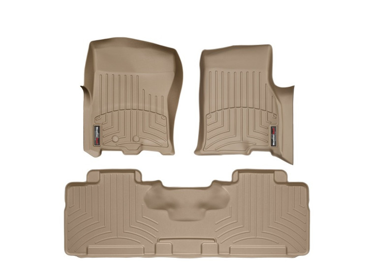 WeatherTech 10 Ford Expedition EL Front and Rear Floorliners - Tan