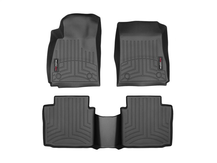 WeatherTech 14+ Chevrolet Impala Front and Rear Floorliners - Black