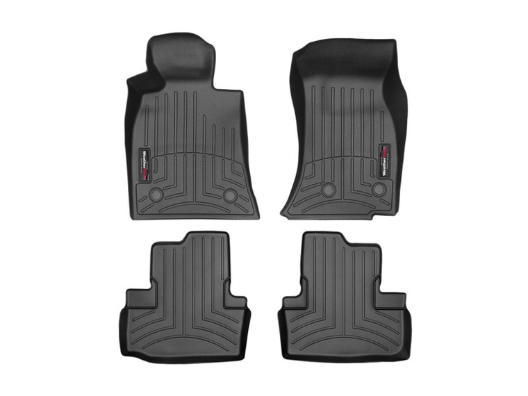 WeatherTech 13+ Cadillac ATS Front and Rear Floorliners - Black