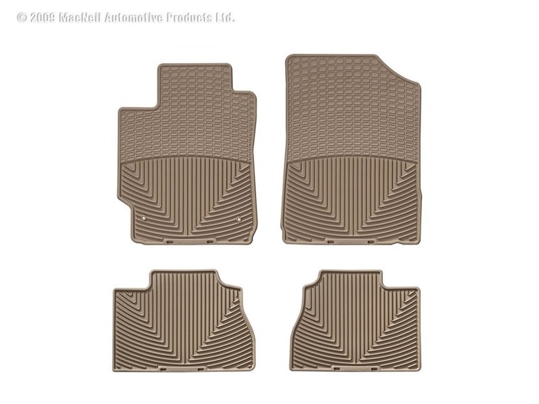 WeatherTech 09-11 Mazda Mazda 6 Front and Rear Rubber Mats - Tan