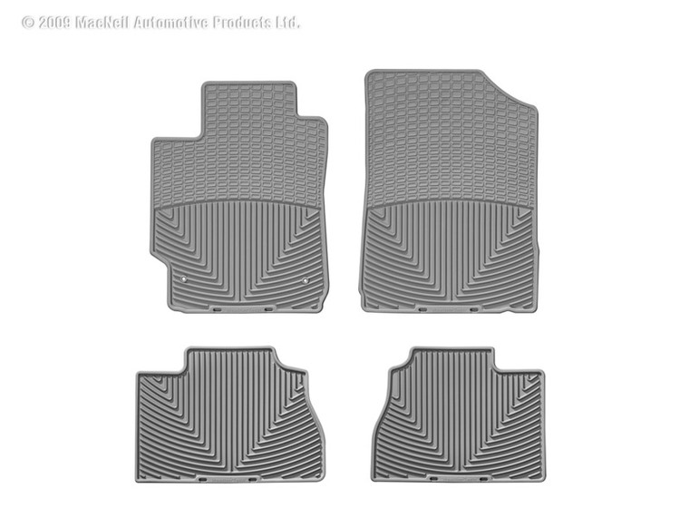 WeatherTech 09-11 Mazda Mazda 6 Front and Rear Rubber Mats - Grey