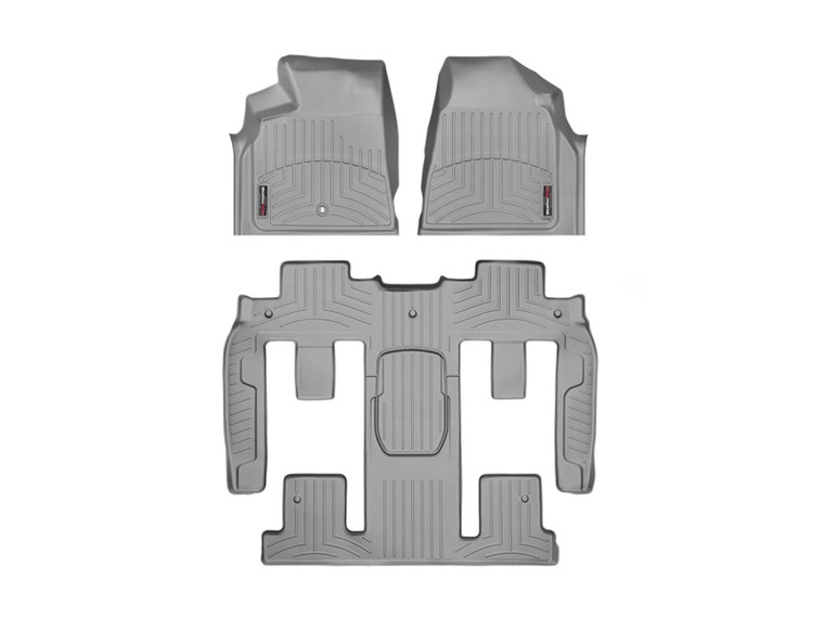 WeatherTech 07-09 Saturn Outlook Front and Rear Floorliners - Grey