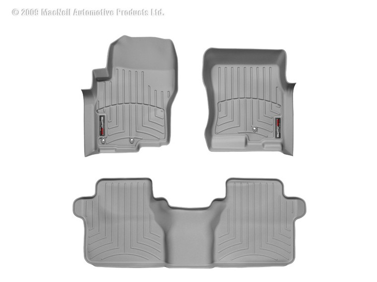 WeatherTech 05+ Nissan Frontier Front and Rear Floorliners - Grey