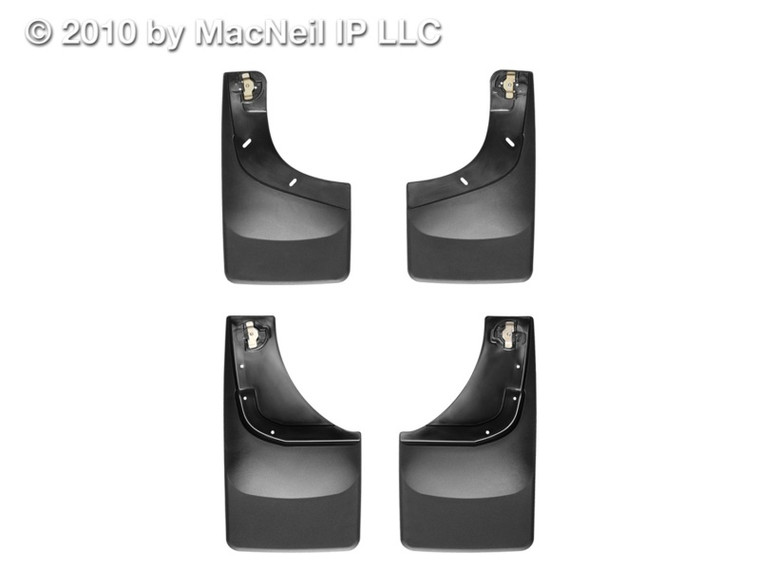 WeatherTech 04-08 Ford F-150 No Drill Mudflaps - Black 110002-120002