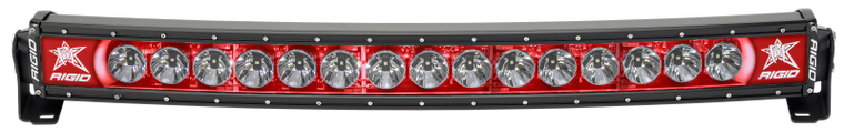 Rigid Industries Radiance Plus Curved 30in Red Backlight