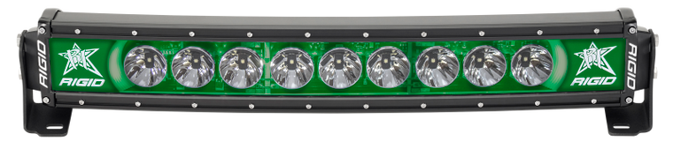 Rigid Industries Radiance Plus Curved 20in Green Backlight