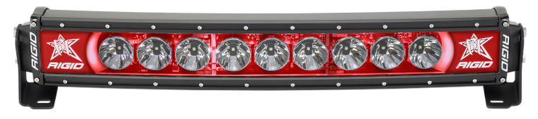 Rigid Industries Radiance Plus Curved 20in Red Backlight