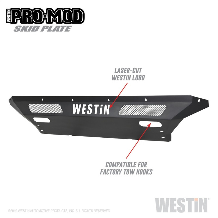 Westin 2020 Chevy Silverado 2500/3500 Pro-Mod Skid Plate - Textured Black