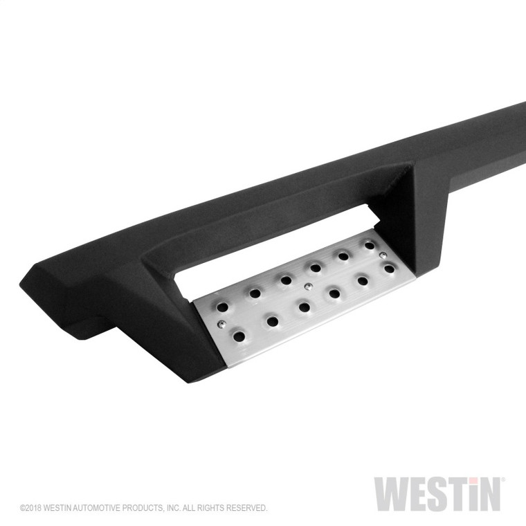 Westin 2019 Chevrolet Silverado/Sierra 1500 (5.5ft) Drop Wheel to Wheel Nerf Step Bars - Txt Black 56-5346852
