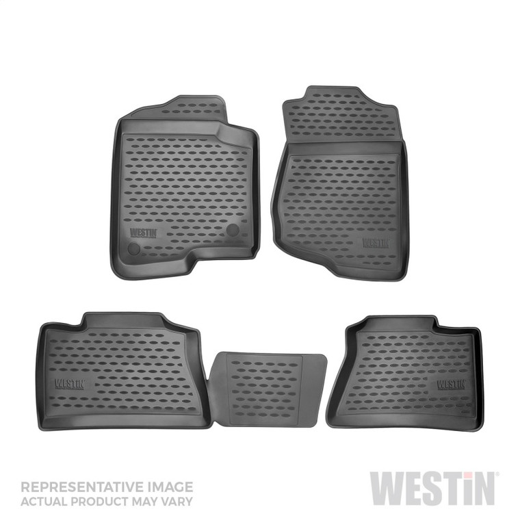 Westin 2008-2013 Toyota Highlander Profile Floor Liners 4pc - Black