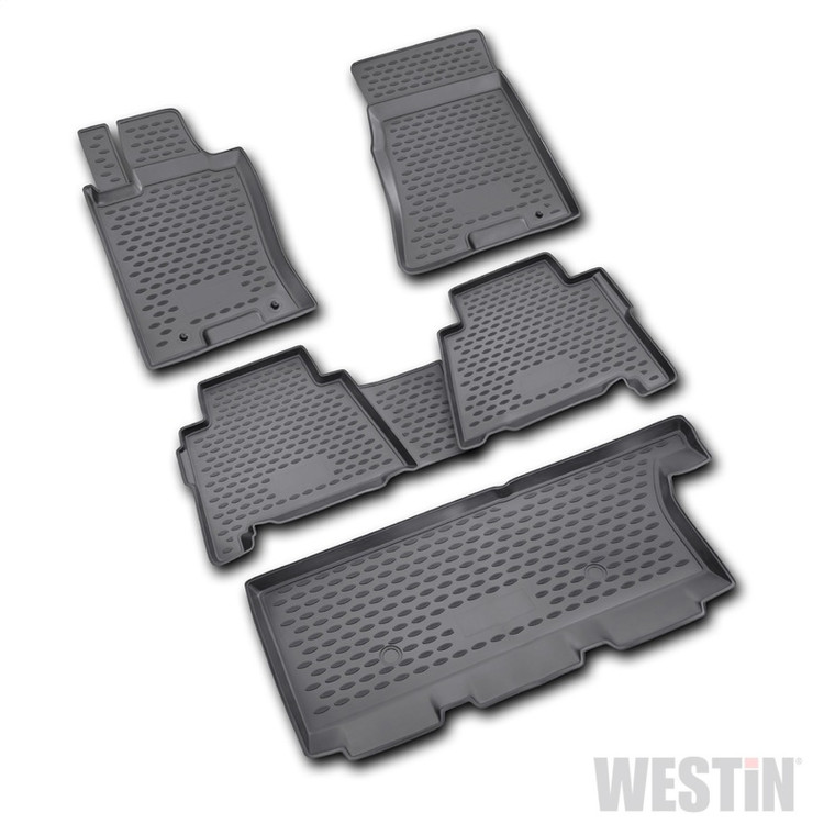 Westin 2009-2010 Kia Borrego Profile Floor Liners 5pc - Black
