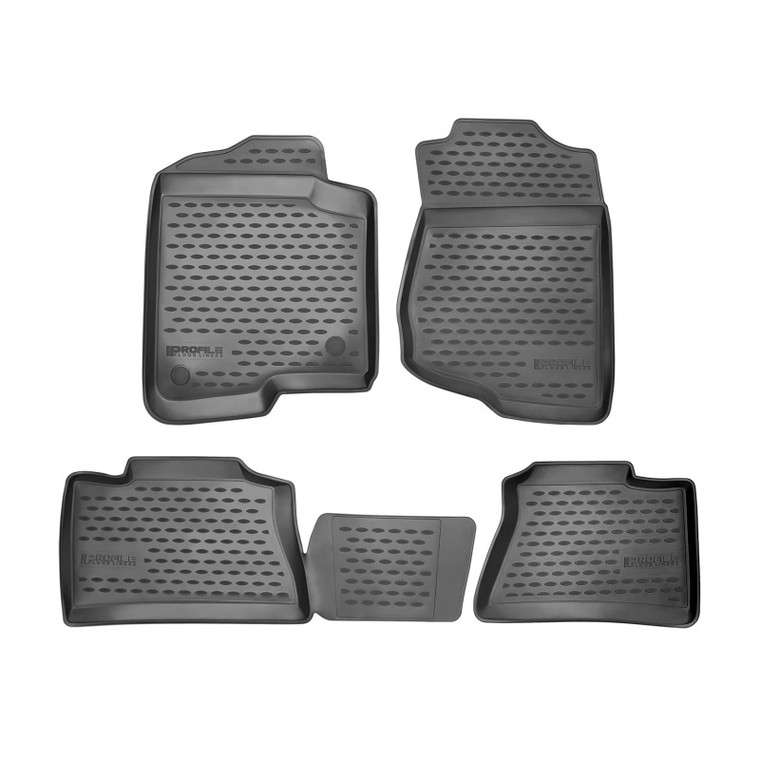 Westin 2006-2012 Ford Fusion Profile Floor Liners 4pc - Black
