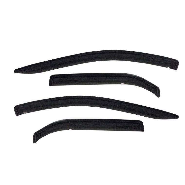 Westin 2002-2006 Cadillac/Chevy/GMC Escalade/ESV/EXT/Avalanche Wade Slim Wind Deflector 4pc - Smoke