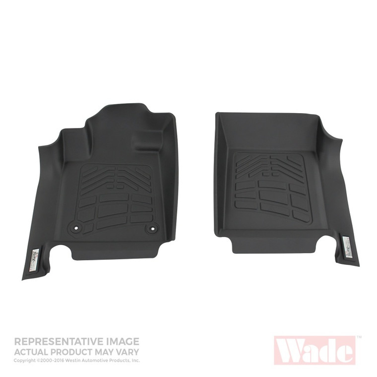 Westin 2004-2008 Ford F-150 Reg/SuperCab/SuperCrew Wade Sure-Fit Floor Liners Front - Gray