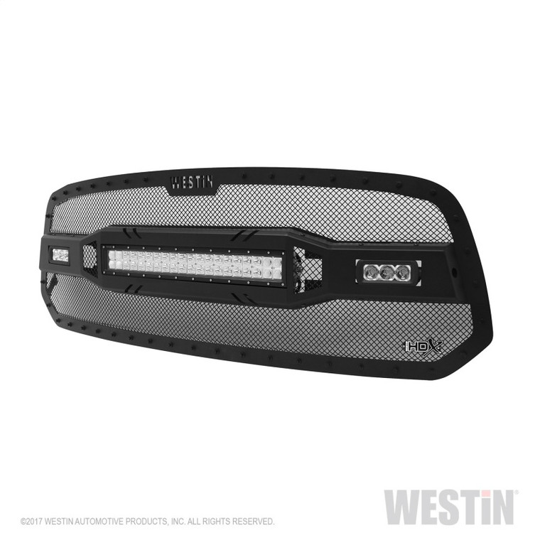 Westin 2013-2018 Ram 1500 (Excl. Rebel model) HDX LED Grille - Textured Black
