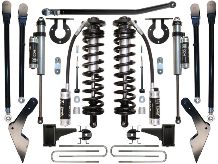 ICON 05-07 Ford F-250/F-350 4-5.5in Stage 4 Coilover Conversion System