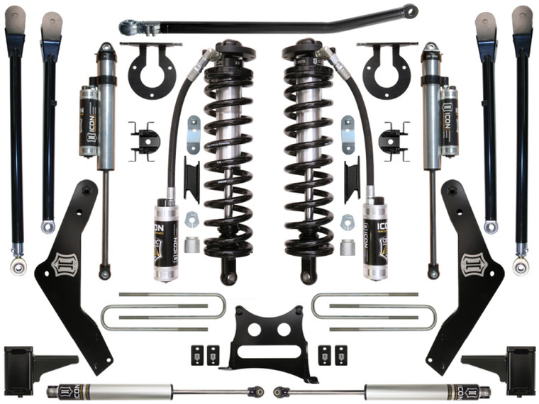 ICON 11-16 Ford F-250/F-350 4-5.5in Stage 5 Coilover Conversion System