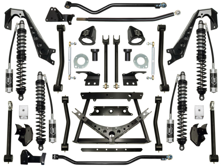 ICON 07-18 Jeep Wrangler JK 4.5-6in Stage 1 Coilover Conversion System