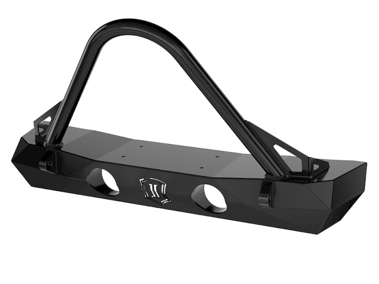 ICON 2018+ Jeep Wrangler JL Pro Series Front Bumper w/Stinger/Tabs