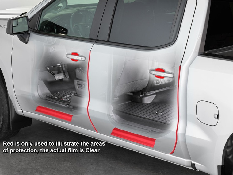 WeatherTech 14-18 Chevy Silverado/GMC Sierra 1500 Crew Cab Scratch Protection - Transparent