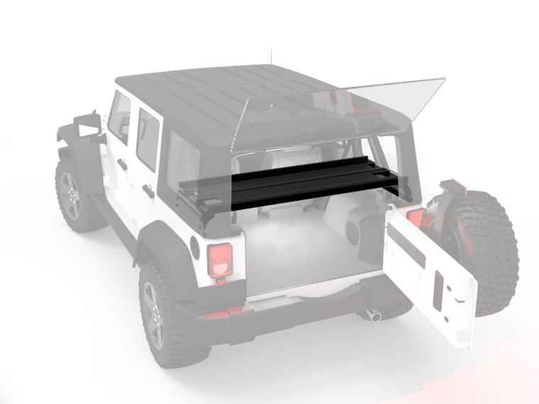 Jeep Wrangler JKU 4-Door Cargo Storage Interior Rack - by Front Runner