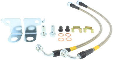 StopTech 94-02 Ford Mustang (Exc Cobra) / 03-04 Mustang Base & GT Stainless Steel Front Brake Lines