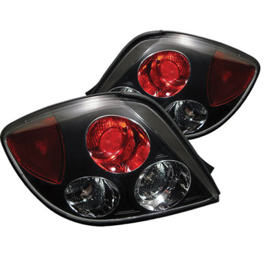 Spyder Hyundai Tiburon 03-05 Euro Style Tail Lights Black ALT-YD