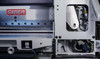 No Cuts on Safety
No corners have been cut to ensure operator and machine safety on the SABER X-15 cutter, which complies with CE requirements. Two-hand cut release; safety latching of the knife bar; two-stage hydraulics; and a computer controlled IR safety curtain—all standard. Two independent circuits monitor all major functions on the SABER cutter.