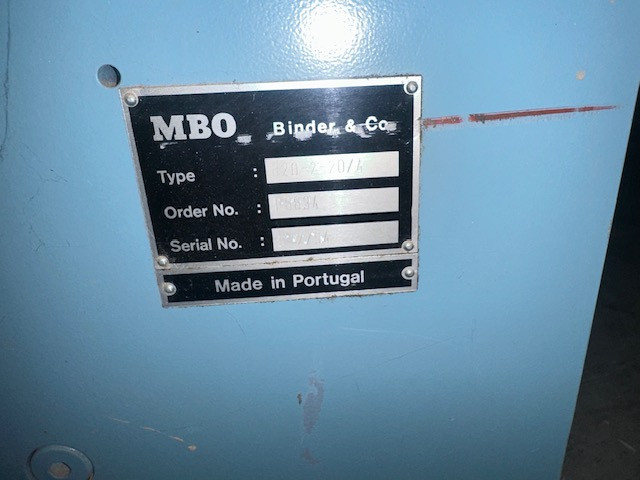 MBO B20 Pile Feed 4/4/4 Folder