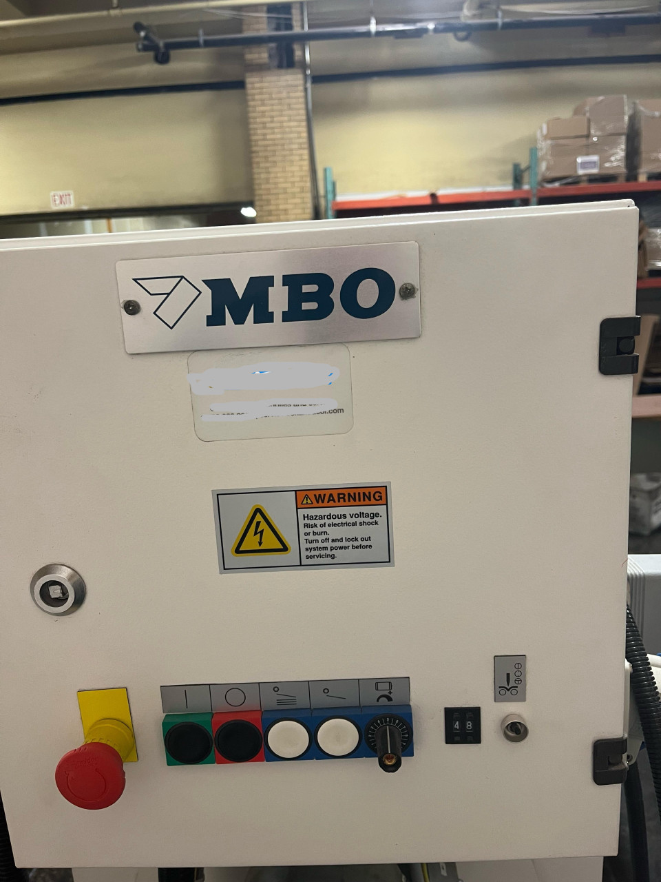 2015 MBO Z2 knife folding unit