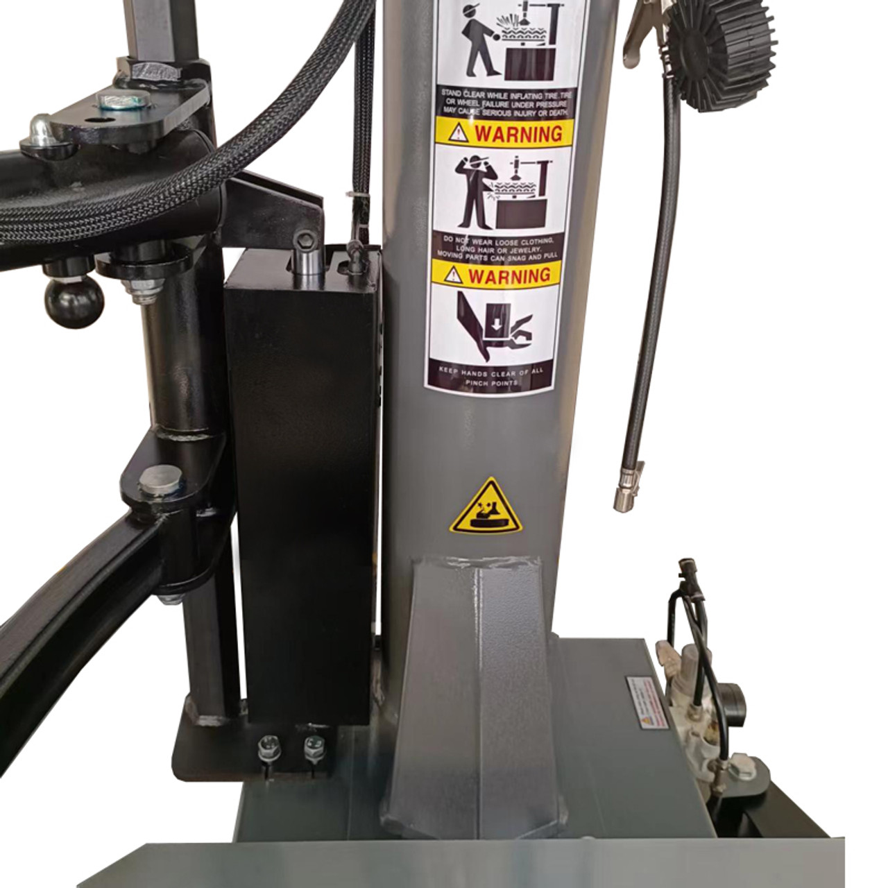 CAE-2725TC LH Tire Changer with Manual Lock Swing Arm, Bead Blaster,  (110V/60HZ/1PH) with Left Assist Arm