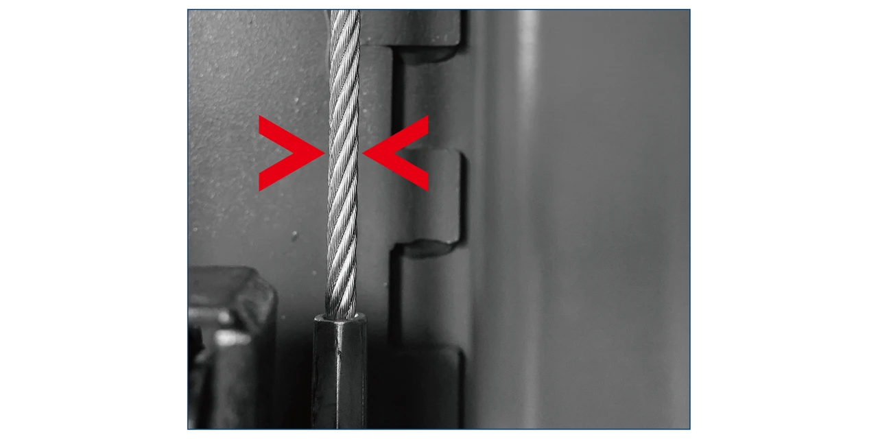2 Post Overhead ALI Certified Symmetric / Asymmetric Car Lift - Lift Cable