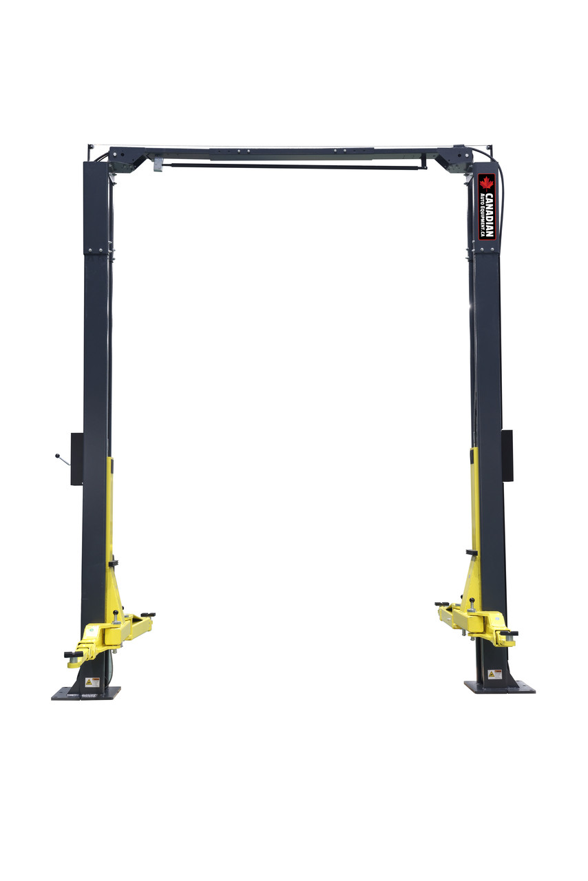 ALI 2 Post Extended Height Symmetric / Asymmetric Car Lift - Front View