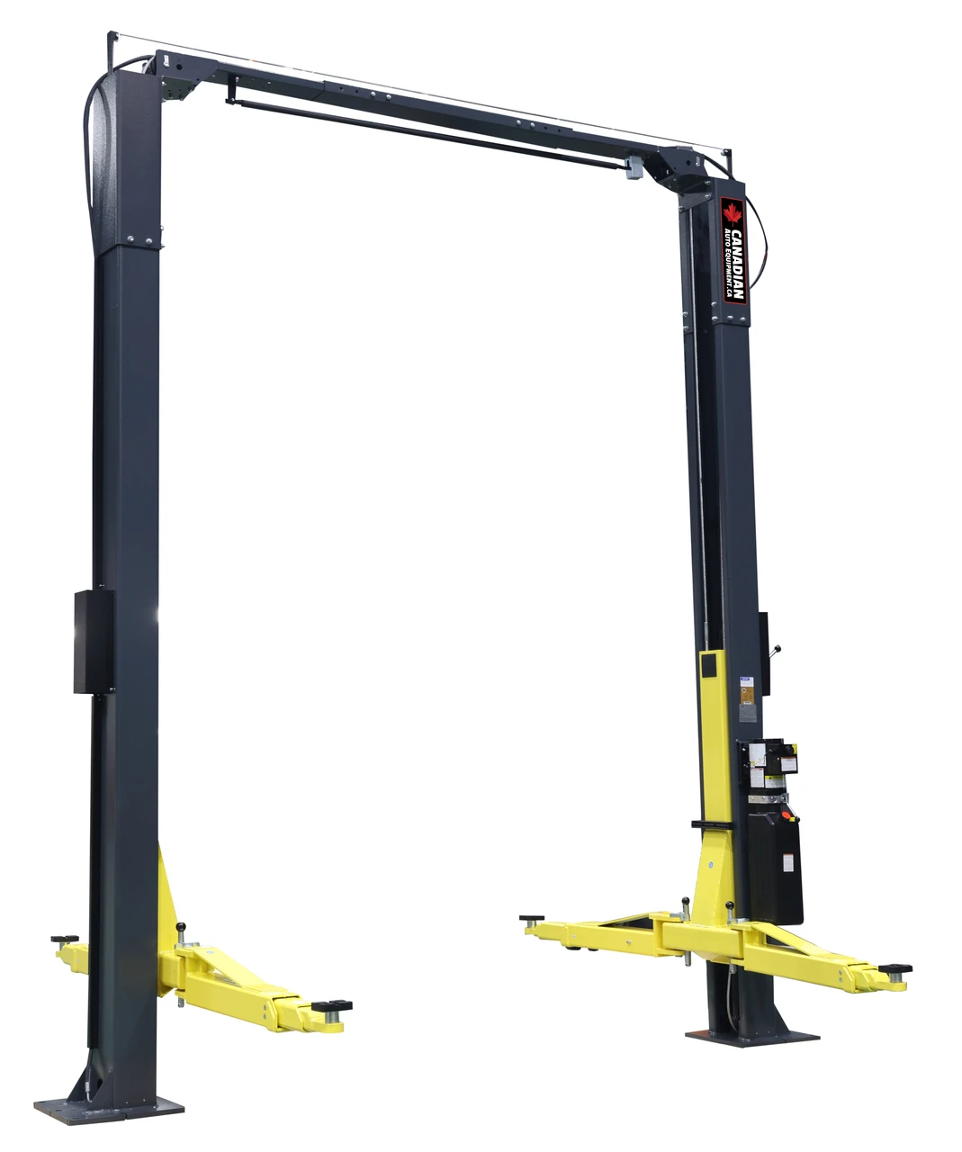 2 Post Overhead ALI Extended Height Symmetric Car Lift- CAE10K-2OH-3S3-T2OH-2