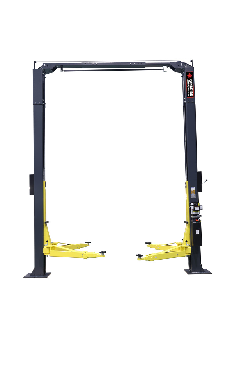 2 Post Overhead ALI Extended Height Symmetric Car Lift- CAE10K-2OH-3S3-T2OH-2