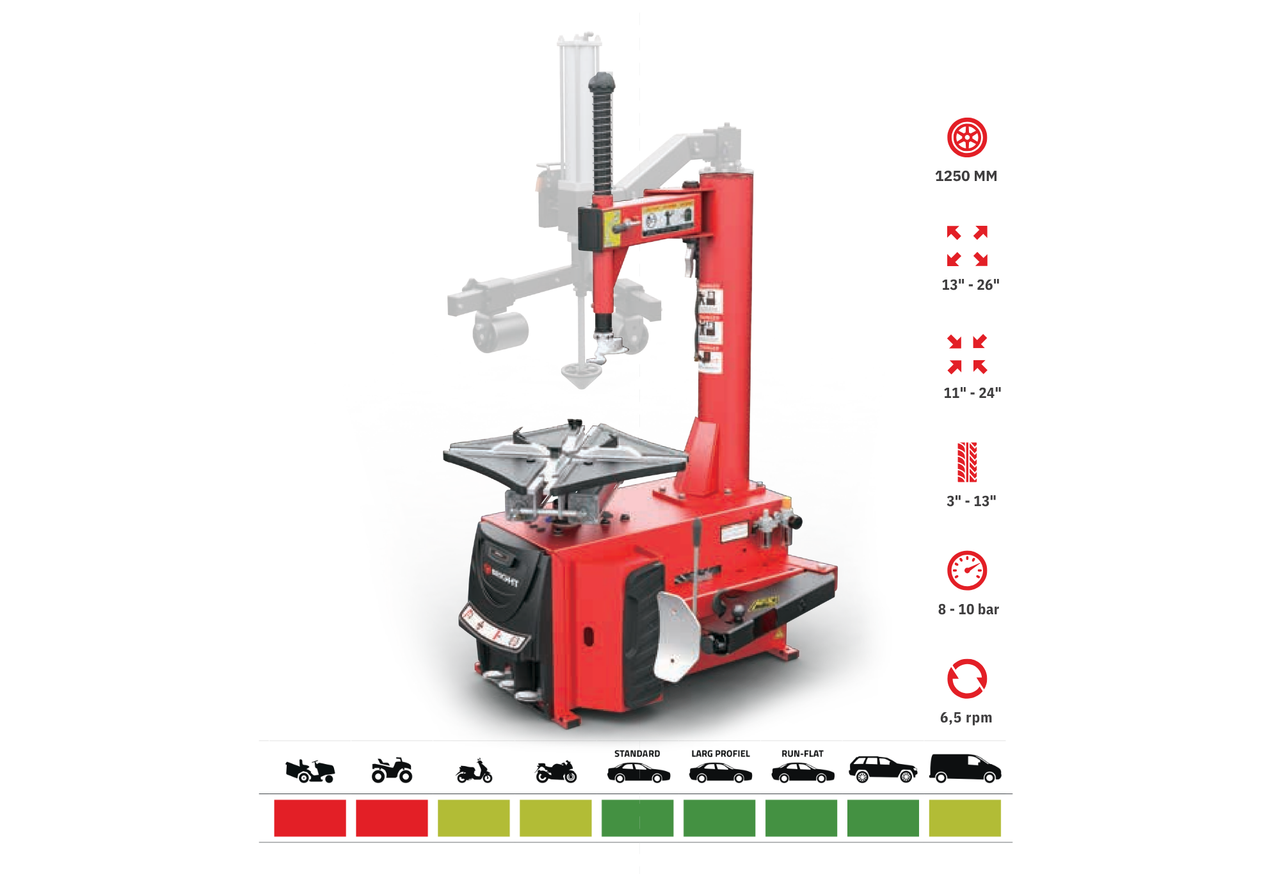 Bright 8630 Tire Changer