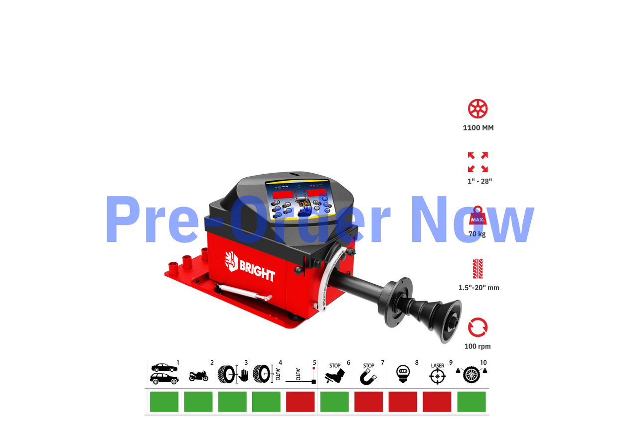 Bright MB62 Wheel Balancer