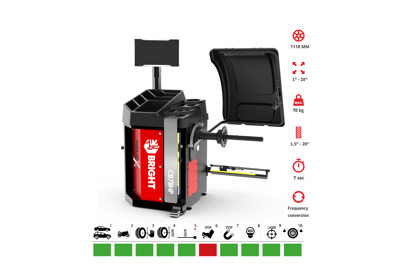 Bright CB78NP Wheel Balancer