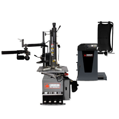 CAE-2725LH Tire Changer & CAE-3019 Wheel Balancer with Manual Entry CAE-2725LH Tire Changer & CAE-3019 Wheel Balancer with Manual Entry