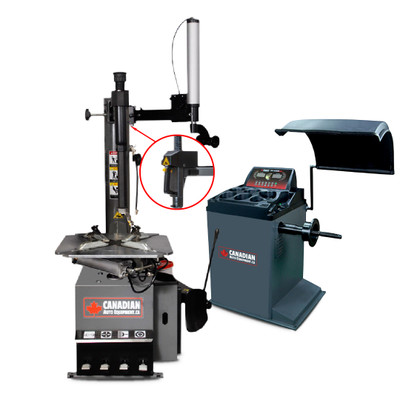 CAE-2765EZ2 Tire Changer with EZ Right Hand Assist & CAE-3226 Wheel Balancer with Automatic 3D Entry CAE-2765EZ2 Tire Changer with EZ Right Hand Assist & CAE-3226 Wheel Balancer with Automatic 3D Entry