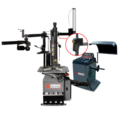 CAE-2765DAA Tire Changer with Left & Right Hand Assist & CAE-3019 Wheel Balancer with Manual Entry CAE-2765DAA Tire Changer with Left & Right Hand Assist & CAE-3019 Wheel Balancer with Manual Entry