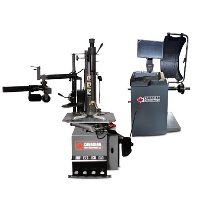 CAE-2725 Tire Changer with Left Hand Assist & CAE-3446 Wheel Balancer with Automatic Entry CAE-2725 Tire Changer with Left Hand Assist & CAE-3446 Wheel Balancer with Automatic Entry