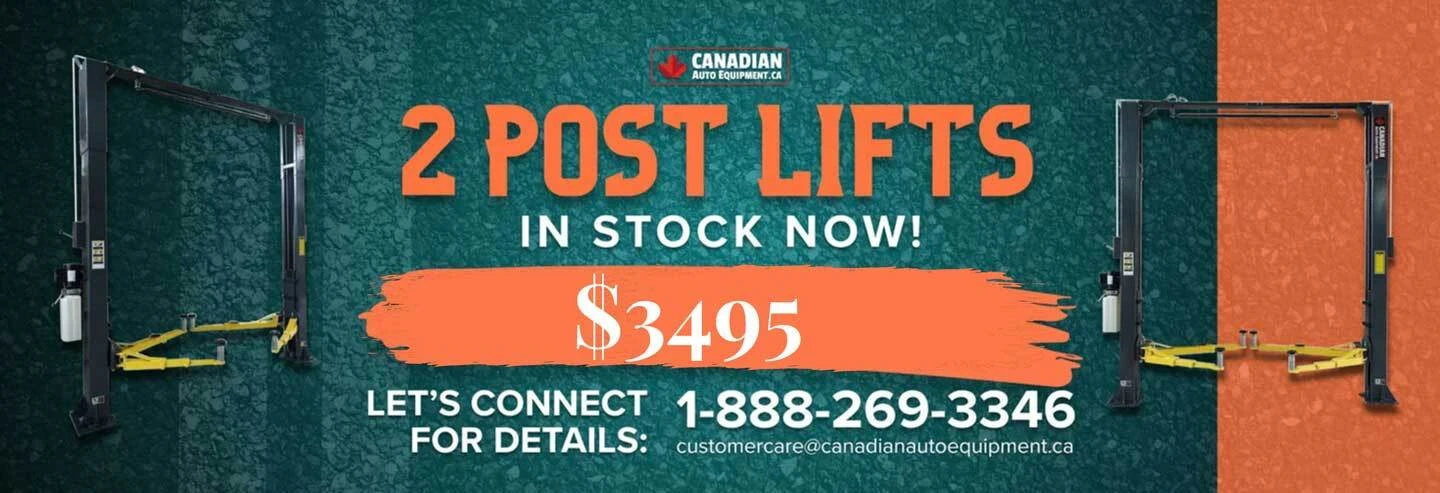 2 Post Auto Lift Sale