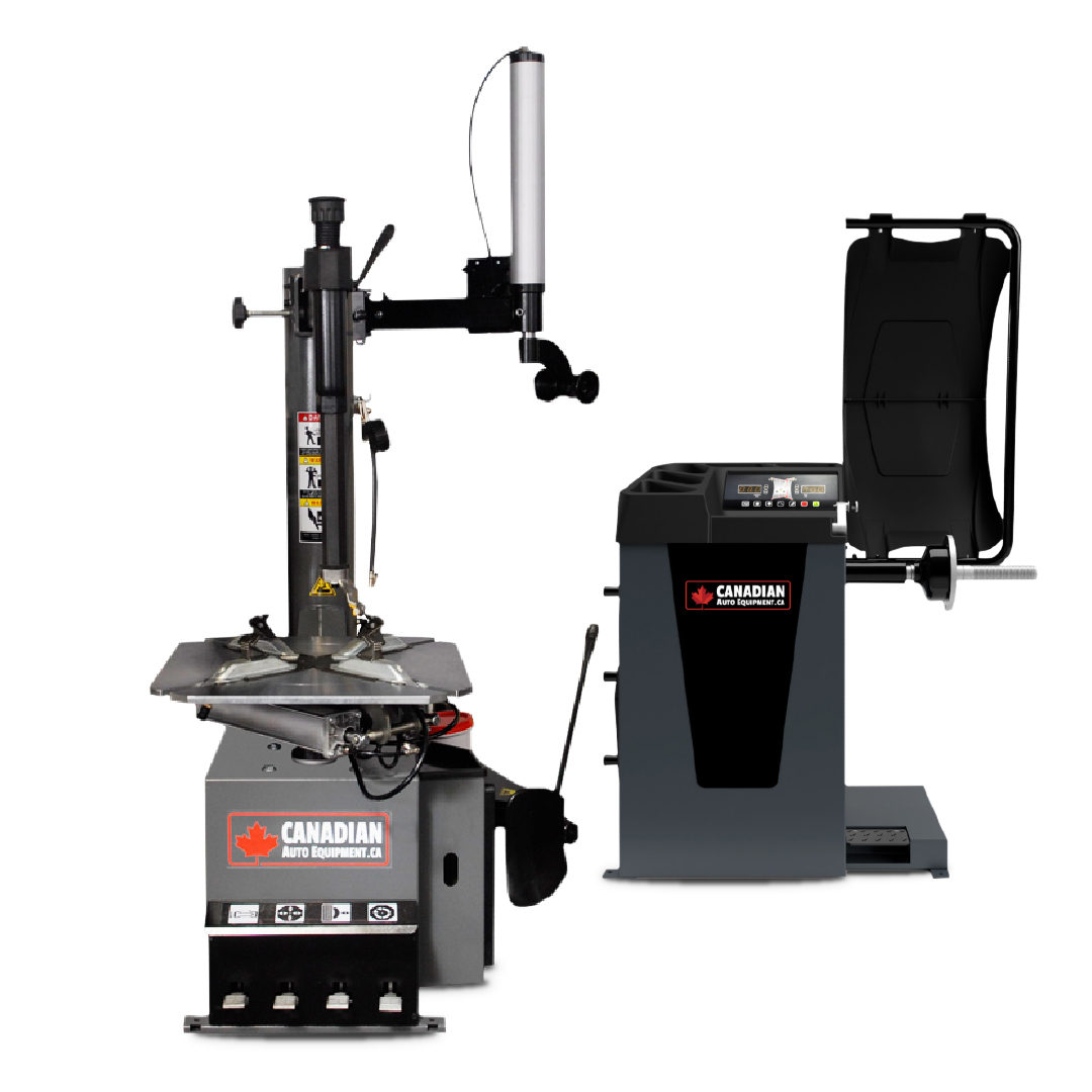 Tire Changer & Wheel Balancer(Automatic Entry) Combo (2725EZ TC
